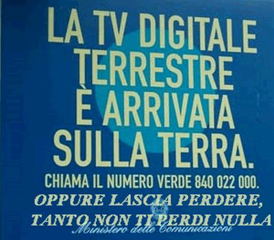 Digitale Terrestre: italiani digitali? Macché, solo l'8%!
