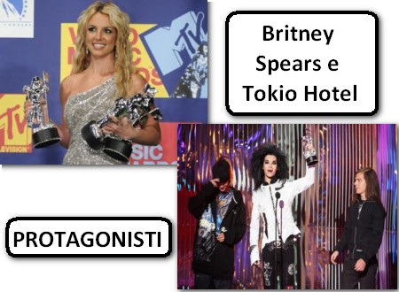 Mtv Video Music Awards: trionfano Britney Spears e i Tokio Hotel