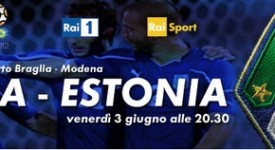 Calcio, Italia - Estonia: su Raiuno la partita di qualificazione all'Europeo 2012