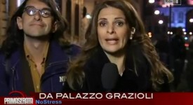 Gabriele Paolini, incursione a Prima Serata: "Berlusconi ha un pisellino"
