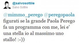 Paola Perego e Salvo Sottile: rivali in tv ma amici su Twitter