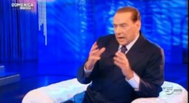Silvio Berlusconi ospite a Pomeriggio Cinque