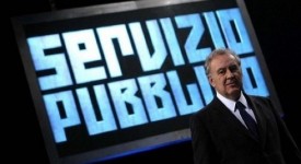 Rissa Berlusconi Santoro Servizio Pubblico record ascolti per La7