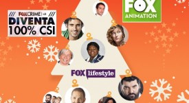 Fox Animation, Fox Lifestyle e 100% CSI: canali temporanei per Natale e Capodanno al posto di FOX+2, Fox Life+2 e Fox Crime+2
