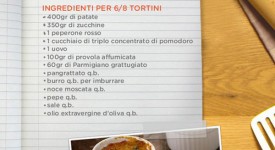 In Cucina con Giallo Zafferano, ricetta di oggi: Tortini di Verdure e Formaggio