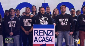 Crozza Nel Paese delle Meraviglie 6 marzo, parodia Matteo Salvini