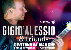 Capodanno 2017 con Gigi D’Alessio, da Civitanova Marche in diretta su Canale 5